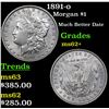 Image 1 : 1891-o Morgan Dollar $1 Grades Select Unc