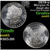 Image 1 : 1878-s Morgan Dollar $1 Grades GEM Unc