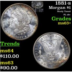 1881-s Morgan Dollar $1 Grades Select+ Unc