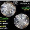 Image 1 : 1881-s Morgan Dollar $1 Grades Select+ Unc