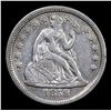 Image 2 : 1858-o Seated Liberty Dime 10c Grades xf