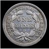 Image 3 : 1858-o Seated Liberty Dime 10c Grades xf