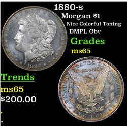 1880-s Morgan Dollar $1 Grades GEM Unc