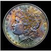 Image 2 : 1897-s Rainbow Toned Morgan Dollar $1 Grades Select+ Unc