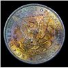 Image 3 : 1897-s Rainbow Toned Morgan Dollar $1 Grades Select+ Unc