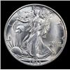 Image 2 : 1945-s Walking Liberty Half Dollar 50c Grades Choice Unc
