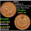Image 1 : 1902 Indian Cent 1c Grades Choice+ Unc BN