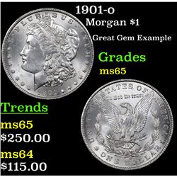 1901-o Morgan Dollar $1 Grades GEM Unc