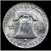 Image 3 : 1950-d Franklin Half Dollar 50c Grades Choice Unc FBL