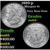 Image 1 : 1889-p Morgan Dollar $1 Grades Choice+ Unc