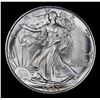 Image 2 : 1943-p Walking Liberty Half Dollar 50c Grades Choice Unc