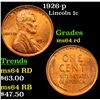 Image 1 : 1926-p Lincoln Cent 1c Grades Choice Unc RD