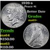 Image 1 : 1926-s Peace Dollar $1 Grades Select+ Unc