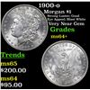 Image 1 : 1900-o Morgan Dollar $1 Grades Choice+ Unc