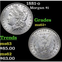 1881-o Morgan Dollar $1 Grades Select Unc
