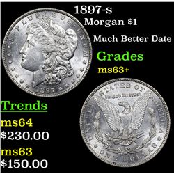 1897-s Morgan Dollar $1 Grades Select+ Unc