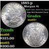 Image 1 : 1885-p Morgan Dollar $1 Grades GEM+ Unc