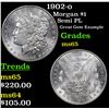 Image 1 : 1902-o Morgan Dollar $1 Grades GEM Unc