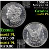 Image 1 : 1880-s Morgan Dollar $1 Grades GEM Unc PL