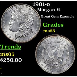 1901-o Morgan Dollar $1 Grades GEM Unc