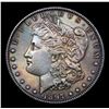 Image 2 : 1897-p Rainbow Toned Morgan Dollar $1 Grades Choice+ Unc
