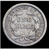 Image 3 : 1848-p Fortin 101 R3 Seated Liberty Dime 10c Grades Choice AU