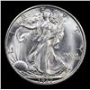 Image 2 : 1937-s Walking Liberty Half Dollar 50c Grades Choice+ Unc