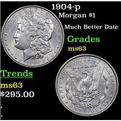 1904-p Morgan Dollar $1 Grades Select Unc