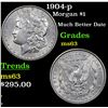 Image 1 : 1904-p Morgan Dollar $1 Grades Select Unc