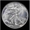 Image 2 : 1946-p Walking Liberty Half Dollar 50c Grades Select+ Unc