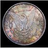 Image 3 : 1890-p Rainbow Toned Morgan Dollar $1 Grades Choice Unc