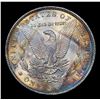 Image 3 : 1886-p Rainbow Toned Morgan Dollar $1 Grades Select+ Unc