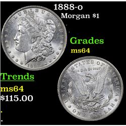 1888-o Morgan Dollar $1 Grades Choice Unc