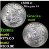Image 1 : 1898-o Morgan Dollar $1 Grades GEM+ Unc