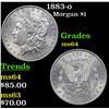 Image 1 : 1883-o Morgan Dollar $1 Grades Choice Unc