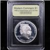 Image 2 : Proof 1990-P Eisenhower Modern Commem Dollar $1 Grades GEM++ Proof Deep Cameo By USCG