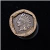 Image 3 : Mixed small cents 1c orig shotgun roll, 1917-s Wheat Cent, 1898 Indian Cent other end, McDnalds Wrap