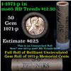 Image 1 : ***Auction Highlight*** Uncirculated 1c orig shotgun roll, 1971-p In Standard Johnson Co wrapper  (f