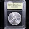 Image 2 : 1992-d Olympics Modern Commem Dollar $1 Grades ms70, Perfection By USCG