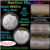 Image 1 : ***Auction Highlight*** Full solid date 1883-s Morgan silver dollar roll, 20 coins (fc)