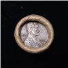Image 2 : Mixed small cents 1c orig shotgun roll, 1912-d Wheat Cent, 1898 Indian Cent other end, McDonalds Wra
