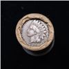 Image 3 : Mixed small cents 1c orig shotgun roll, 1912-d Wheat Cent, 1898 Indian Cent other end, McDonalds Wra
