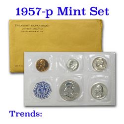 1957 Proof Set in Original Packaging with the mint memo