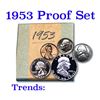 Image 1 : 1953 Proof Set "in the original box"