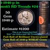 Image 1 : ***Auction Highlight*** Uncirculated 1c roll, 1946-p 50 pcs (fc)