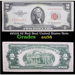 1953A $2 Red Seal United States Note Grades Choice AU/BU Slider