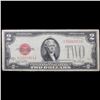 Image 2 : 1928G $2 Red seal United States Note Grades vf++