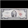 Image 2 : 1963 $2 Red seal United States Note Grades xf