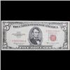 Image 2 : 1953C $5 Red Seal United States Note Grades Choice AU/BU Slider