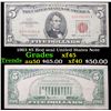 Image 1 : 1963 $5 Red seal United States Note Grades xf+
